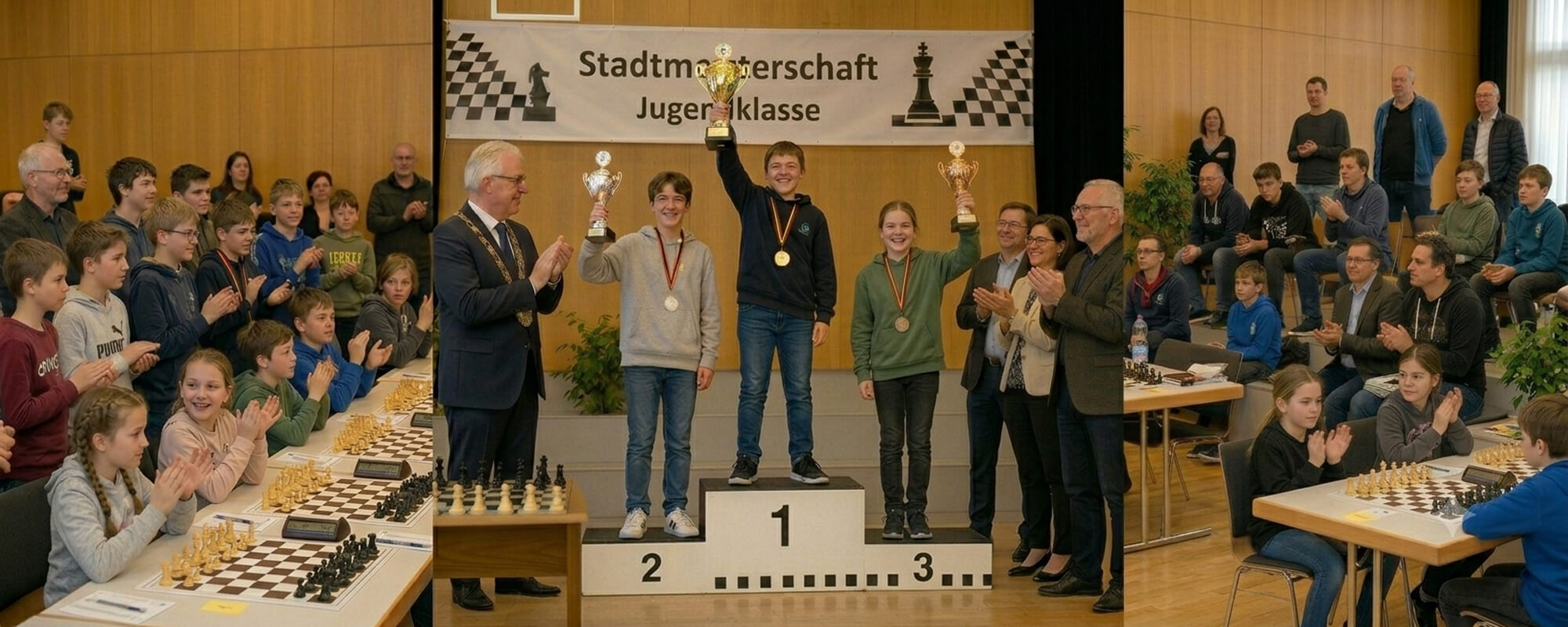 Schach Jugendmeisterschaft Siegerehrung